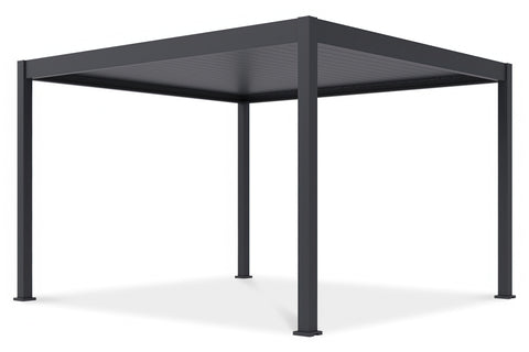 Gutroof Pergola "Deluxe Automatic" 3,6x4m - elektrisches Lamellendach, LED, Anthrazit von Gutroof bei coso-home