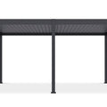 Gutroof Pergola "Deluxe Automatic" 3,6x5,3m - elektrisch, LED, Anthrazit von Gutroof bei coso-home