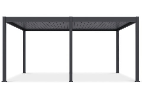 Gutroof Pergola "Deluxe Automatic" 3,6x5,3m - elektrisch, LED, Anthrazit von Gutroof bei coso-home