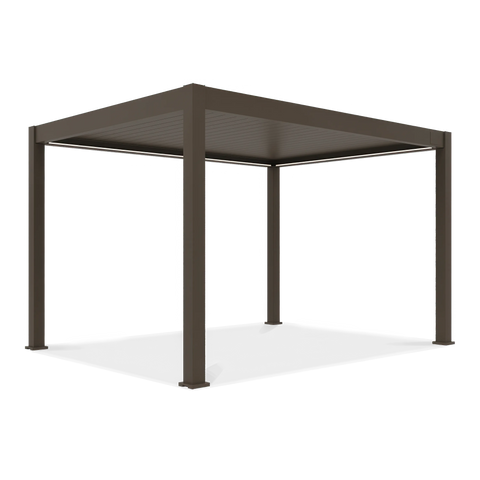 Gutroof Elektrische Pergola DELUXE PRO AUTOMATIC 3x4m LED Aluminium Taupe