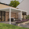 Gutroof Pergola "Deluxe" 3,6x7,2m - manuell, Aluminium, Weiß von Gutroof bei coso-home