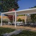 Gutroof Pergola "Deluxe" 3,6x7,2m - manuell, Aluminium, Weiß von Gutroof bei coso-home