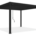 Gutroof Pergola Deluxe 3,6 x 4 m Anthrazit - Aluminium Terrassenüberdachung mit Lamellendach