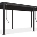 Gutroof Aluminium Pergola Deluxe 3,6 x 7,2 m Anthrazit mit Lamellendach