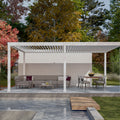 Gutroof Pergola "Deluxe Automatic" 3,6x6m - elektrisch, LED, Weiß von Gutroof bei coso-home