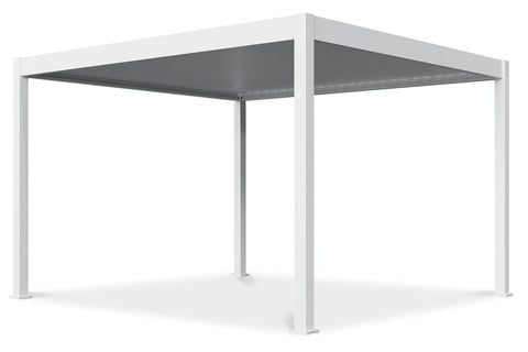 Gutroof Pergola "Deluxe" 3,6x4m - elektrisch, LED, Weiß von Gutroof bei coso-home