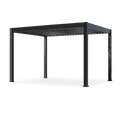 Gutroof Deluxe Pro Automatic 3x4m Elektrische Pergola mit LED-Beleuchtung Anthrazit