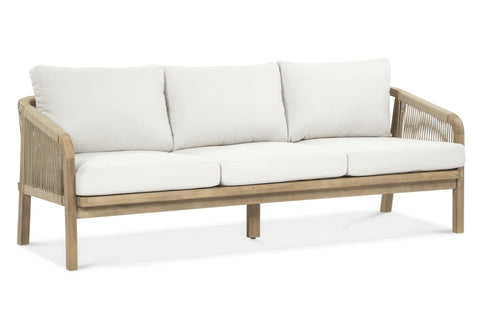 FURRORE MARIGOLD Caffe Lounge-Set – 5-Sitzer Gartenmöbel aus Akazienholz in Beige