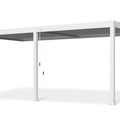 Gutroof Pergola "Elegance Wall" 3x6m - manuell, Wandmontage, Weiß von Gutroof bei coso-home