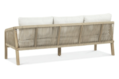 FURRORE MARIGOLD Caffe Lounge-Set – 5-Sitzer Gartenmöbel aus Akazienholz in Beige