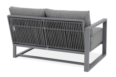 furrore Gartenlounge-Set "STELVIO CAFFE" Ecklounge Aluminium Rope - Anthrazit von furrore bei coso-home