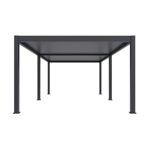 Gutroof Pergola "Deluxe Pro Automatic" 4x8m - elektrisch, LED, Anthrazit von Gutroof bei coso-home