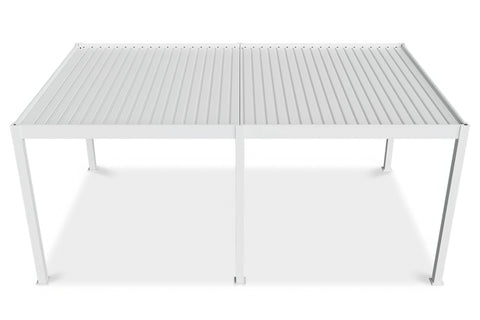 Gutroof Pergola "Deluxe Automatic" 3,6x6m - elektrisch, LED, Weiß von Gutroof bei coso-home