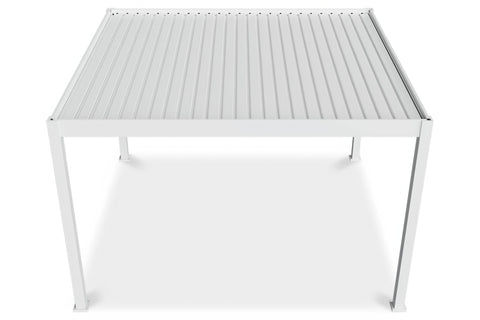 Gutroof Pergola "Deluxe" 3,6x4m - elektrisch, LED, Weiß von Gutroof bei coso-home