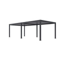 Gutroof Pergola "Deluxe Pro Automatic" 4x8m - elektrisch, LED, Anthrazit von Gutroof bei coso-home