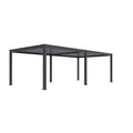 Gutroof Pergola "Deluxe Pro Automatic" 4x8m - elektrisch, LED, Anthrazit von Gutroof bei coso-home