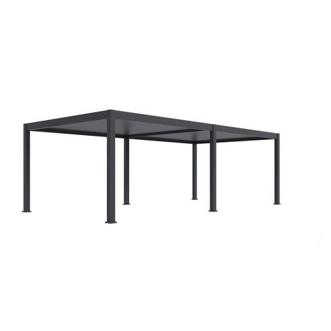 Gutroof Pergola "Deluxe Pro Automatic" 4x8m - elektrisch, LED, Anthrazit von Gutroof bei coso-home