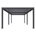 Gutroof Pergola "Deluxe Pro Automatic" 4x8m - elektrisch, LED, Anthrazit von Gutroof bei coso-home