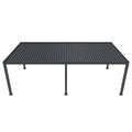 Gutroof Pergola "Deluxe Pro Automatic" 4x8m - elektrisch, LED, Anthrazit von Gutroof bei coso-home