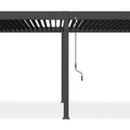 Gutroof Aluminium Pergola Deluxe 3,6 x 7,2 m Anthrazit mit Lamellendach