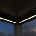 Gutroof Pergola "Deluxe Pro Automatic" 4x8m - elektrisch, LED, Anthrazit von Gutroof bei coso-home