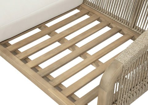 FURRORE MARIGOLD Caffe Lounge-Set – 5-Sitzer Gartenmöbel aus Akazienholz in Beige