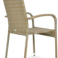 Focus Garden FIESTA/LUGO 4+1 Gartenmöbel-Set Beige Polyrattan Essgruppe