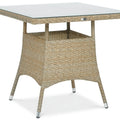 Focus Garden FIESTA/LUGO 4+1 Gartenmöbel-Set Beige Polyrattan Essgruppe